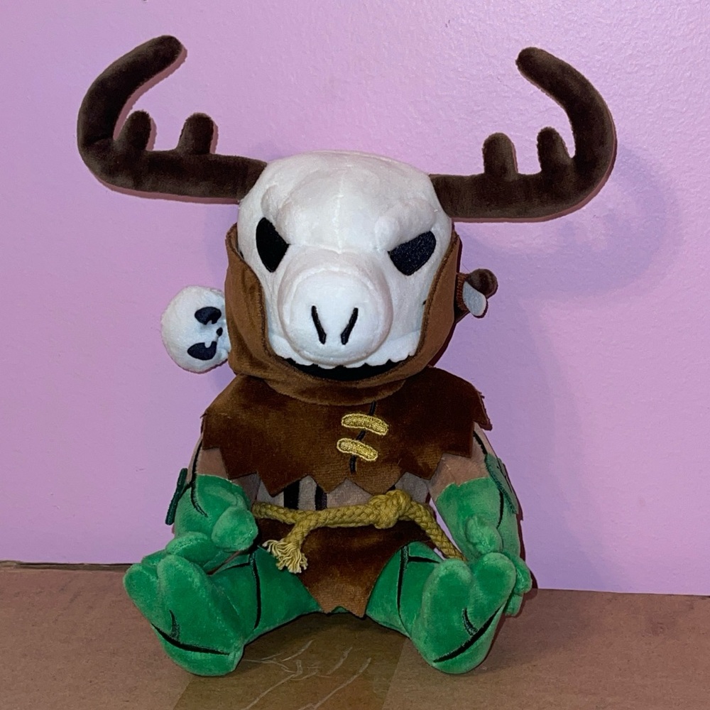 Witcher 3 wild hunt geralt chibi leshen stuffed animal plush anime goth gothic